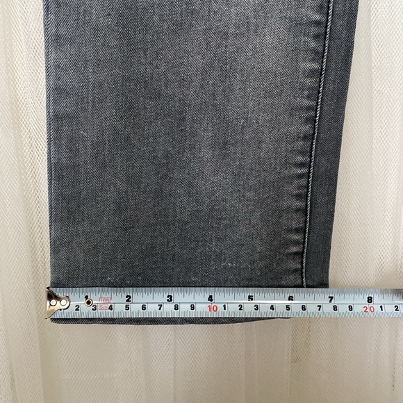 BCBGeneration Riley light wash charcoal women’s boot leg jeans mid rise, size 27 - Picture 10 of 17